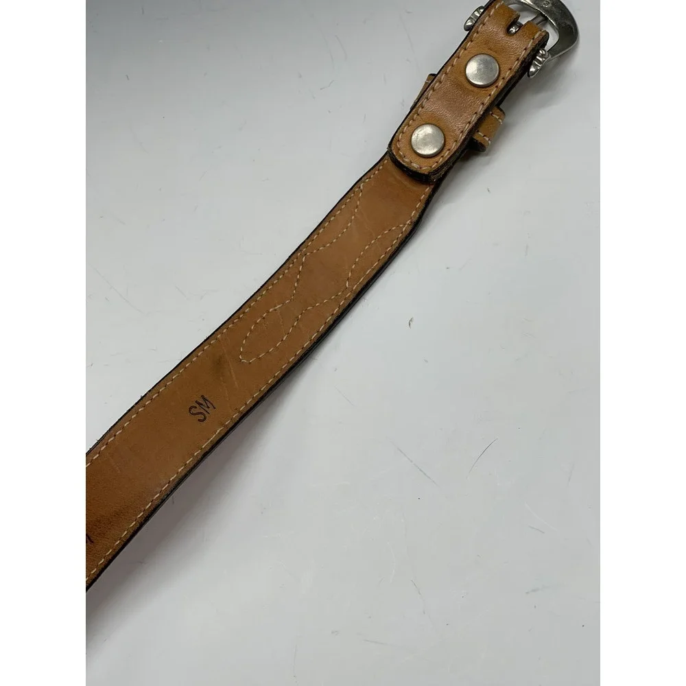 Janie Fricke Collection by circle Y Leather SM‎ Belt Vintage 80's Rodeo Snake